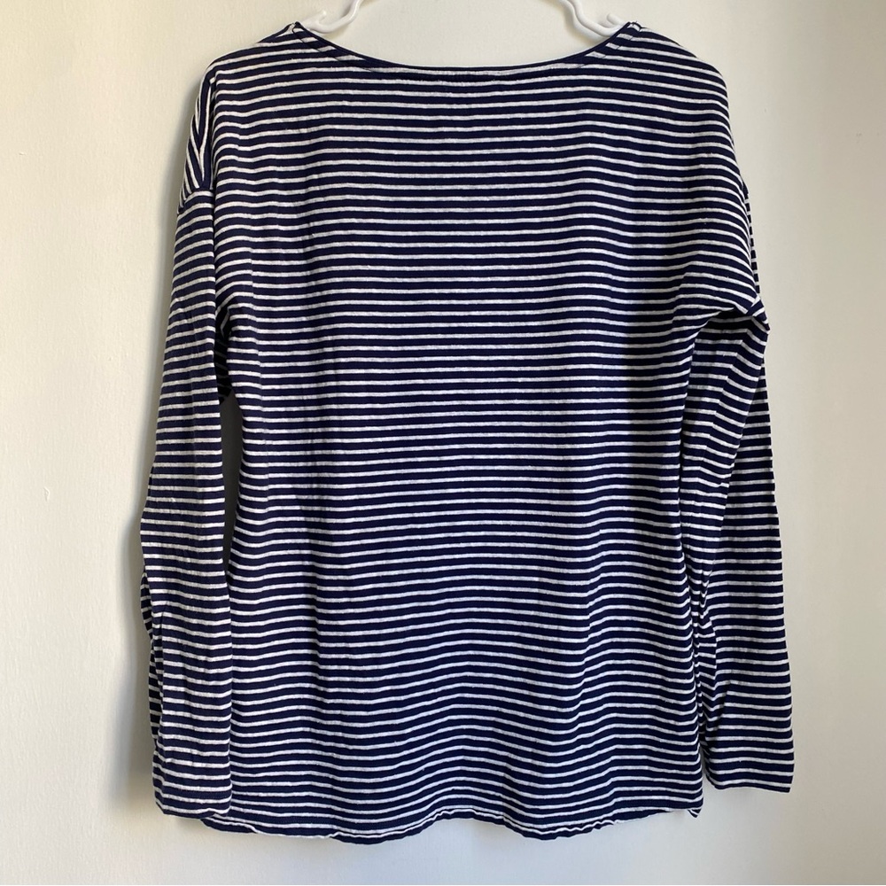 NWOT Vineyard Vines Cotton Hemp Long Sleeve Top M - Picture 4 of 4